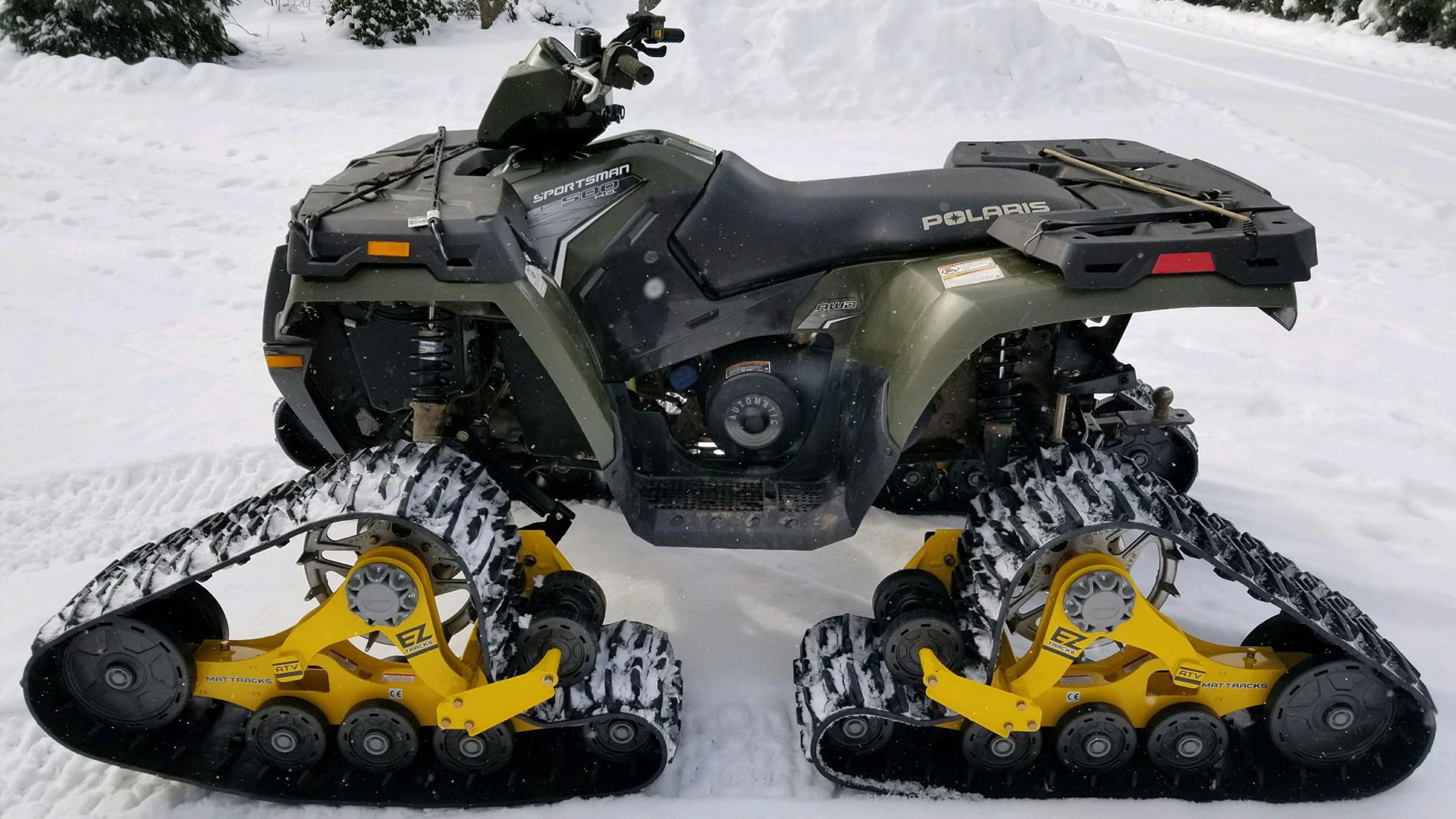 EZ Tracks on a Polaris Sportsman