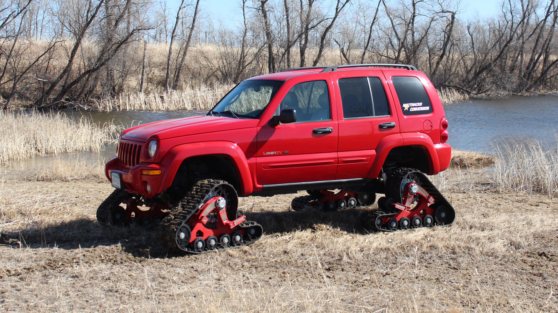 EZ Tracks on a Jeep Liberty